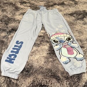 Stitch Light Blue Jogger Pants